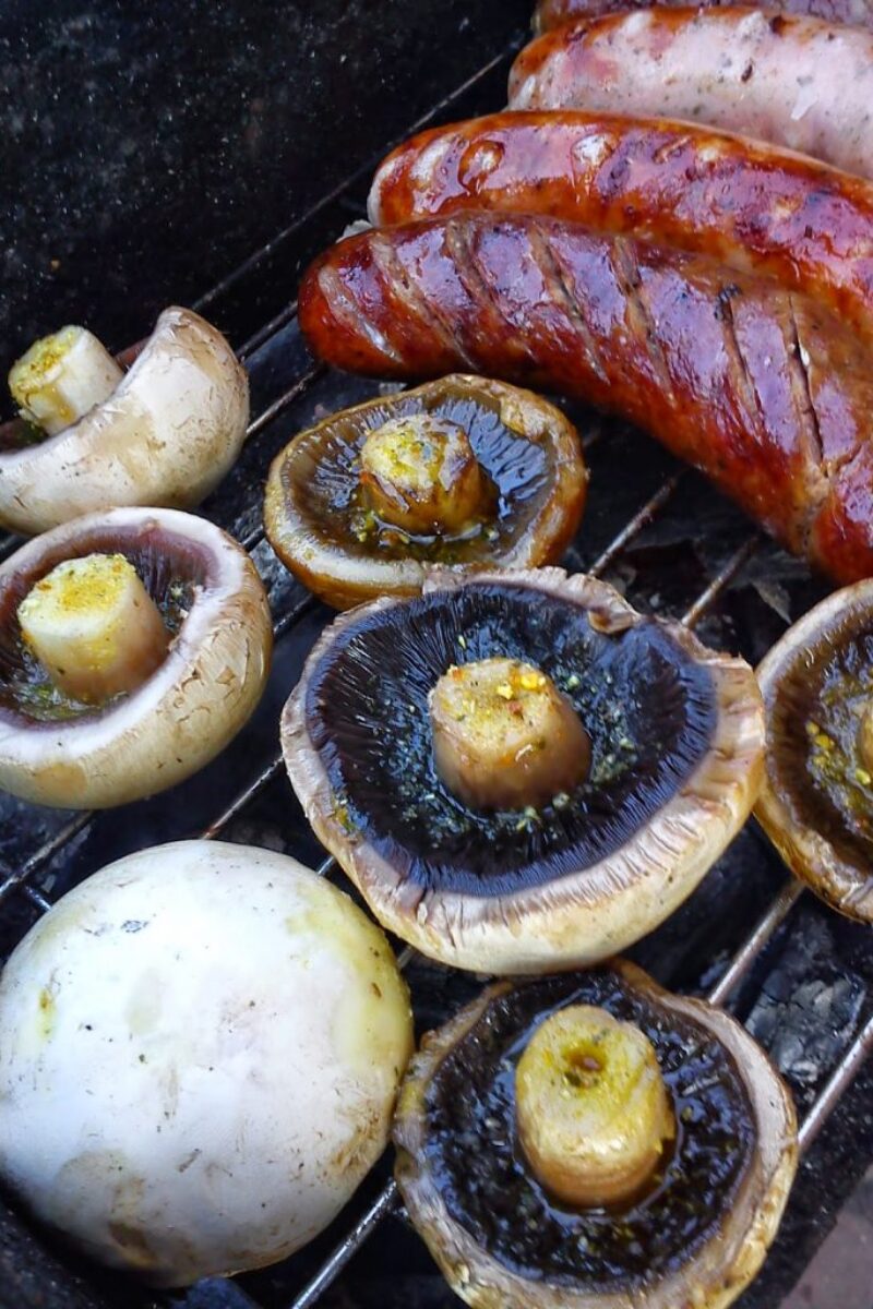 Grillowane pieczarki