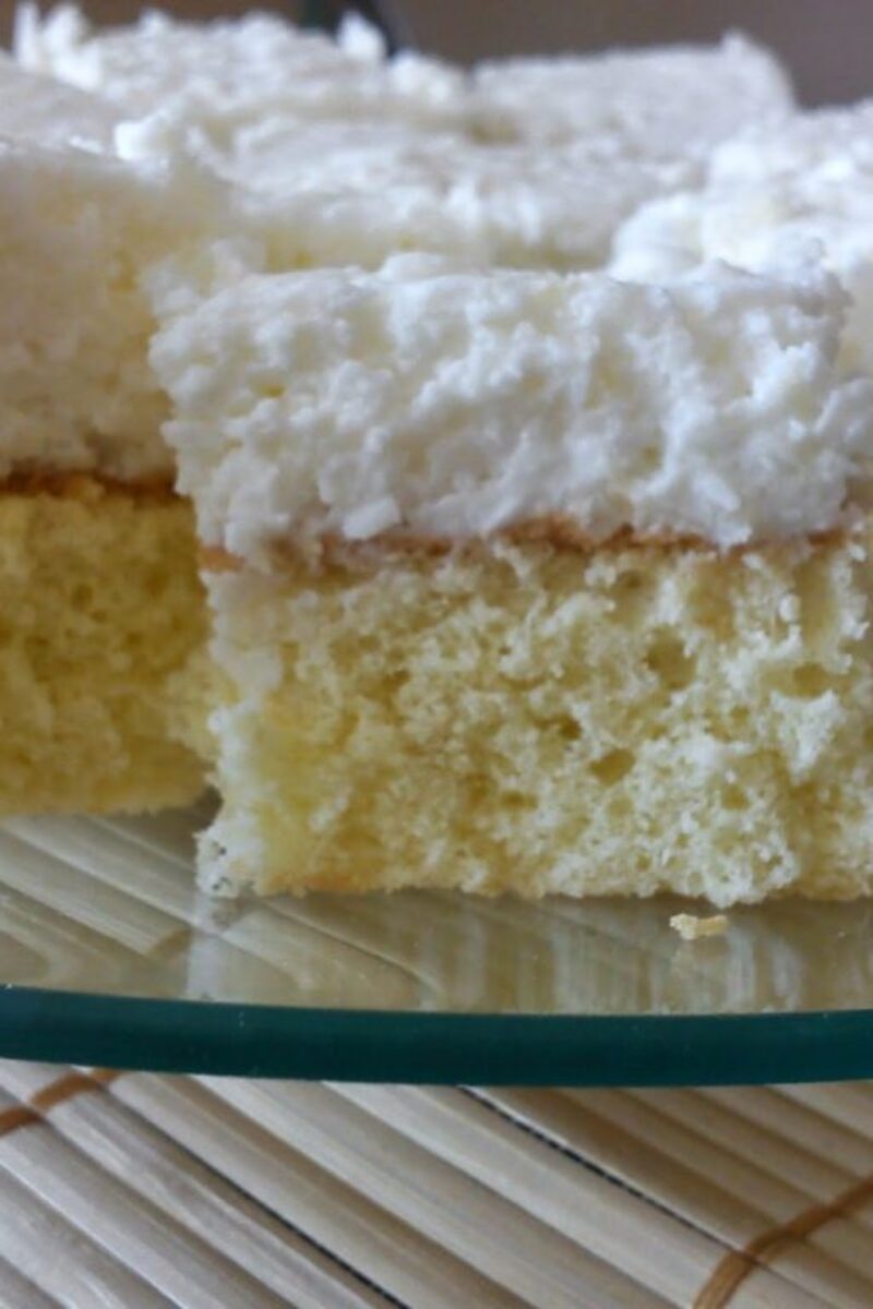 Rafaello – łatwe ciasto kokosowe (przepis I)