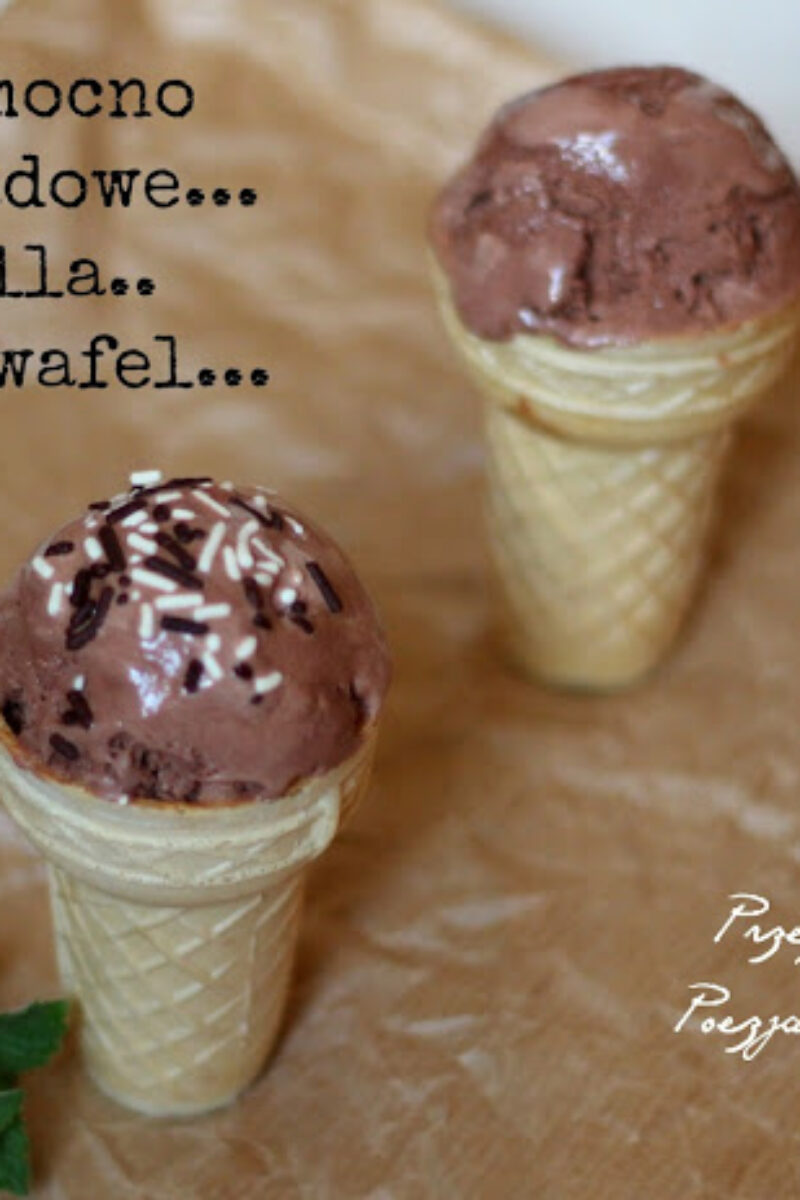 Lody z Nutellą.