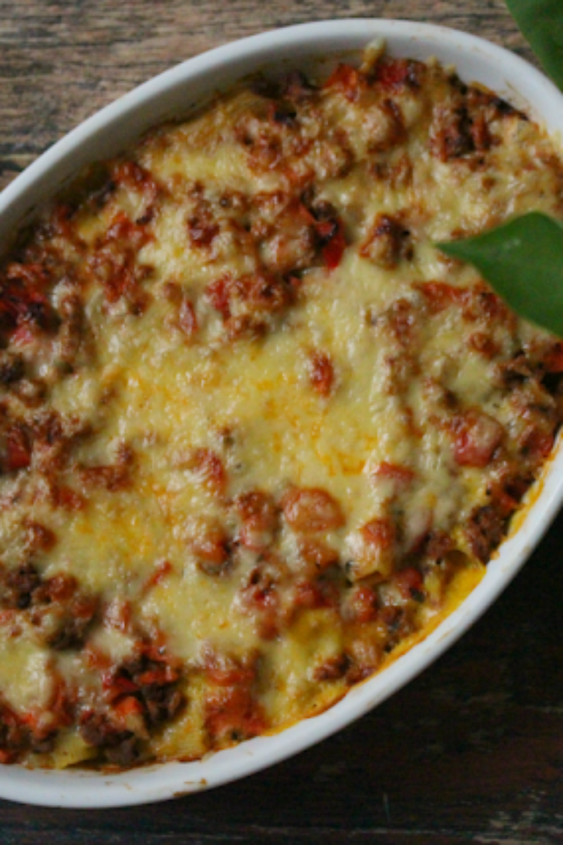 Zapiekanka bolońska (lasagne dla leniwych).