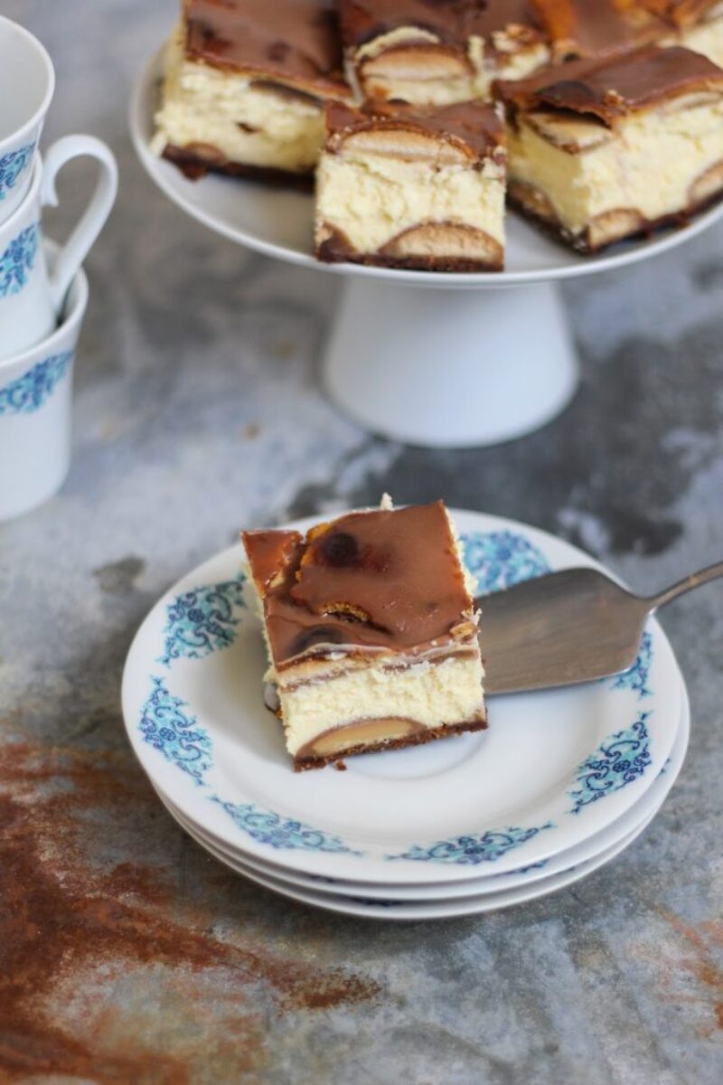 Pieczony sernik tiramisu (składniki na dużą blaszkę).