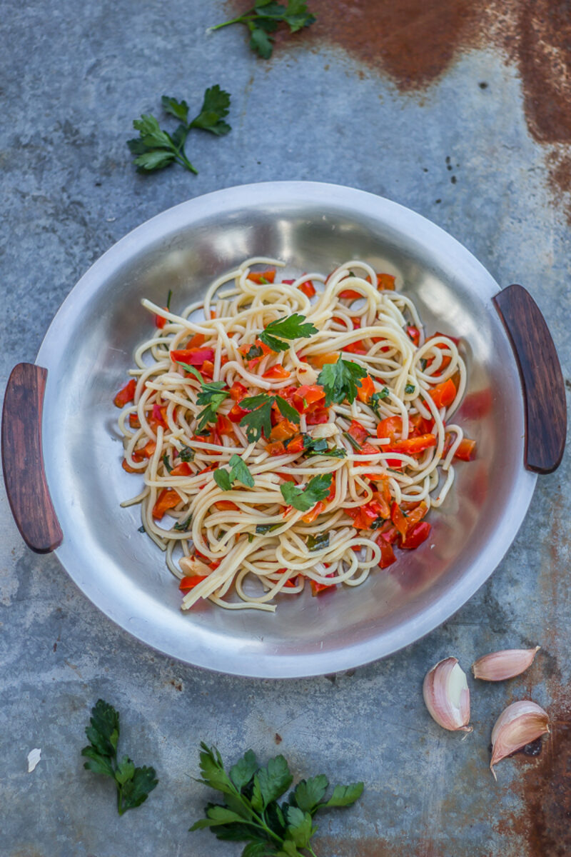 Aglio e olio – błyskawiczne spaghetti w 10 minut.