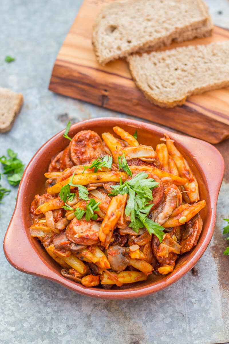 Bigos z fasolki szparagowej